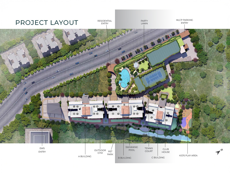 Floor plan of Austin Yana &mdash; photo gallery, images, brochure, amenities, cost sheet, price breakup, availability details, RERA number, RERA certificate, possession date, layout plan, logo, floor plan, master plan, and location map showcasing project highlights and features.